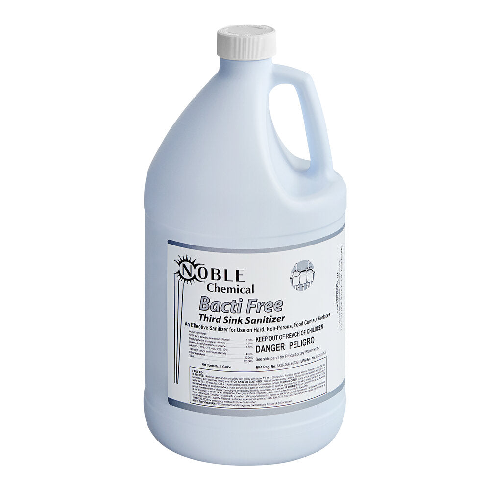 Noble Bacti-Free Third Sink Sanitizer - 4 / 1 gal btl
