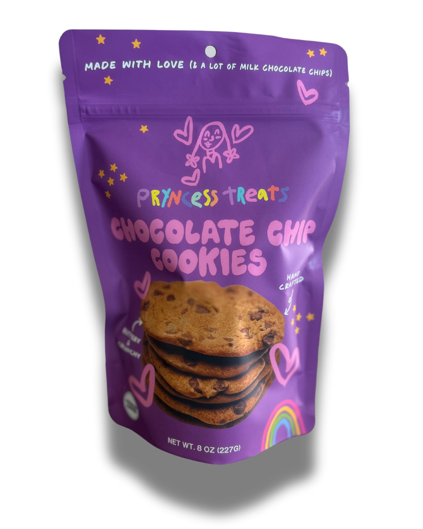 Galletas con chispas de chocolate Pryncess Treats - Bolsa de 1/6/8 oz