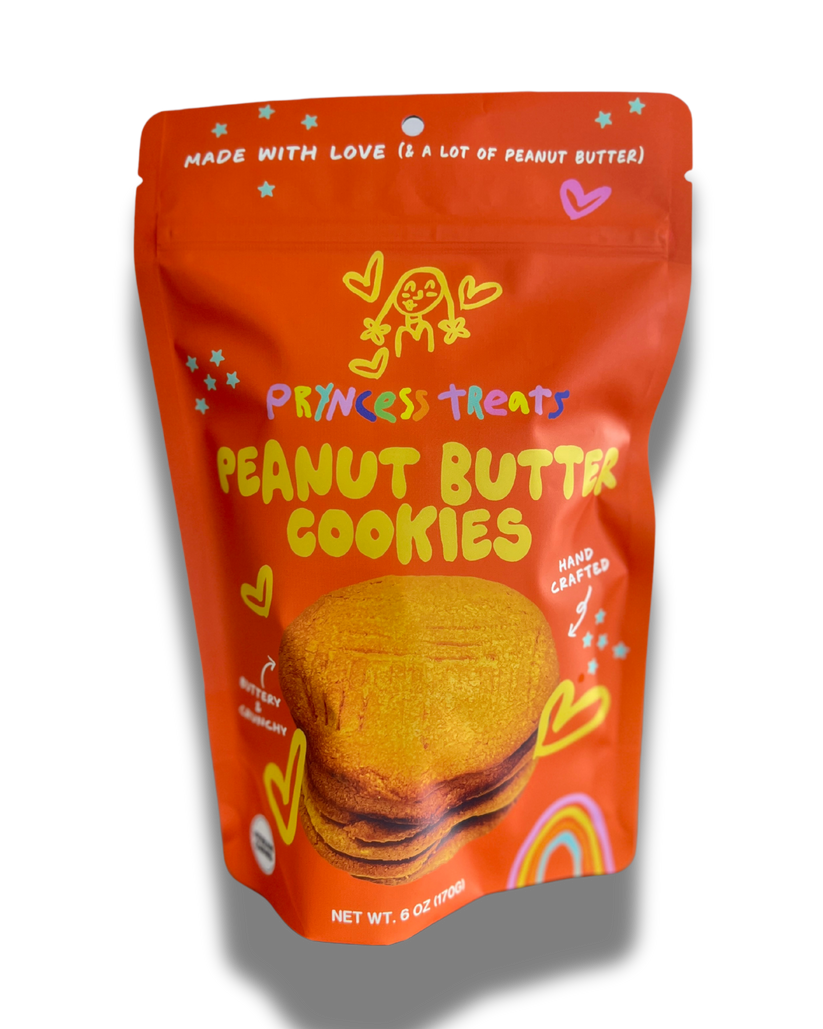 Pryncess Treats Peanut Butter Cookies - 6 / 6 oz bag