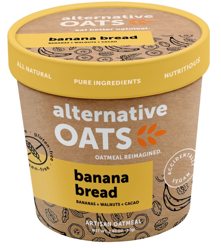 Alternative OATS banana bread oat cups - 12 / 2.82 oz ea