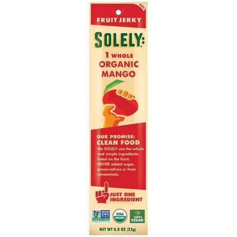 Solely Mango Fruit Jerky - 12 / 0.8 oz ea