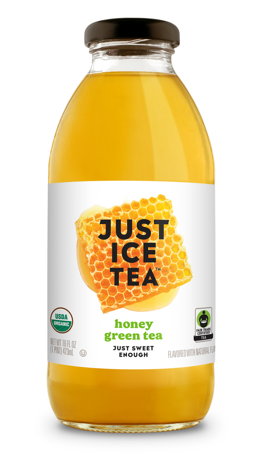 Just Ice Tea Honey Green Tea - 12 / 16 oz btl