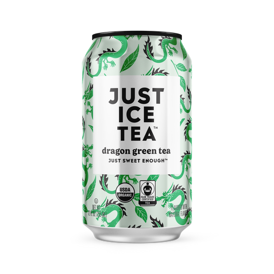 Just Ice Tea Dragon Green Tea - 12 / 12 oz can