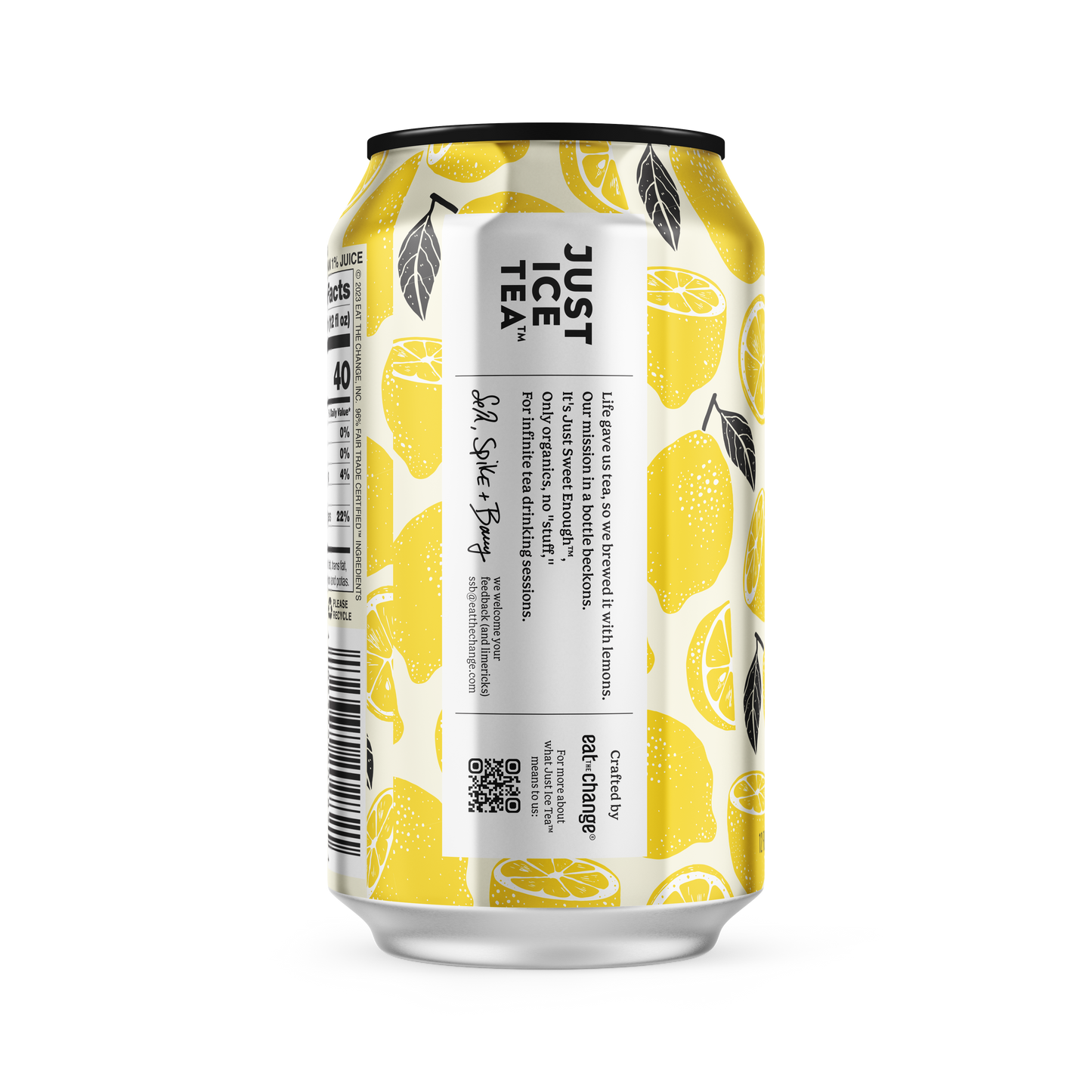 Just Ice Tea Lemon Tea - 12 / 12 oz can