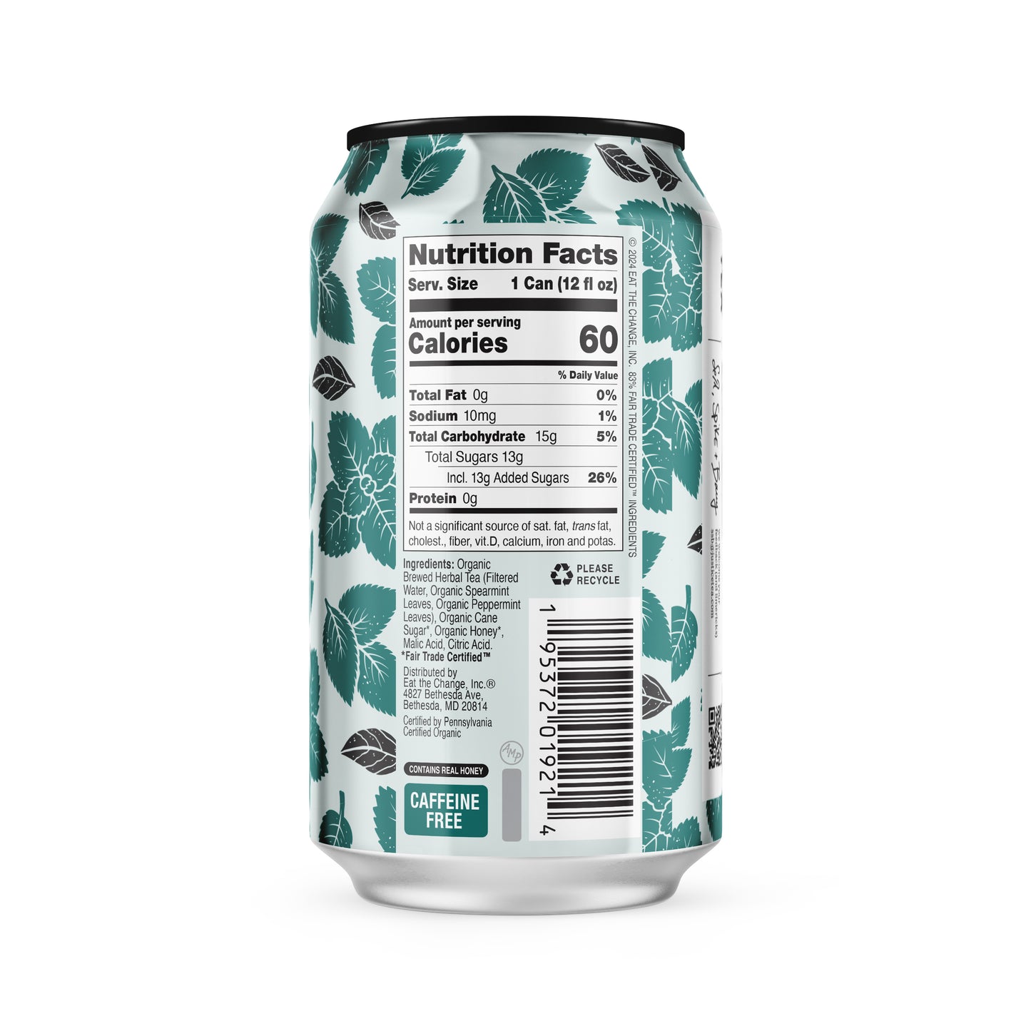 Just Ice Tea Enjoy Mint Tea - 12 / 12 oz can