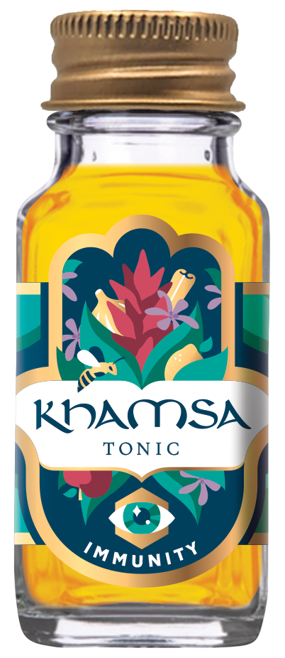 Inyección de inmunidad Khamsa Foods - 6 botellas de 2 oz