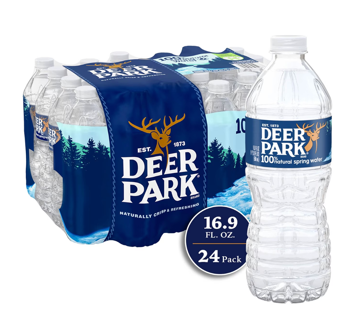 Agua de manantial Deer Park - 24 botellas de 500 ml