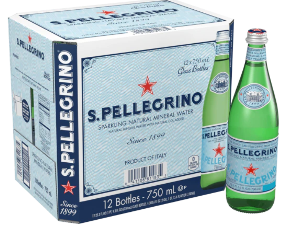 San Pellegrino Sparkling Mineral Water Large - 12 / 750 mL btl