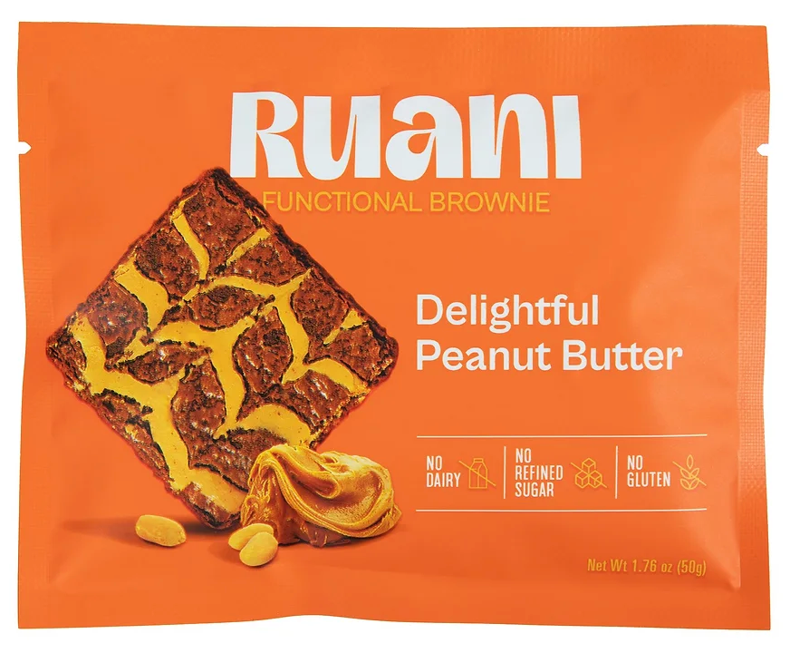 Ruani Delicioso Brownie de Mantequilla de Cacahuete - 12 / 52 g c/u