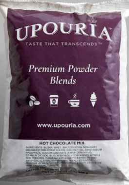 Mezcla para chocolate caliente UPOURIA - Bolsa de 1/9/2 lb