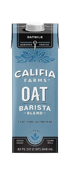 Mezcla de avena barista de Califia Farms - Caja de 1/12/32 oz