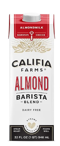 Mezcla de almendras baristas de Califia - Caja de 1/12/32 oz