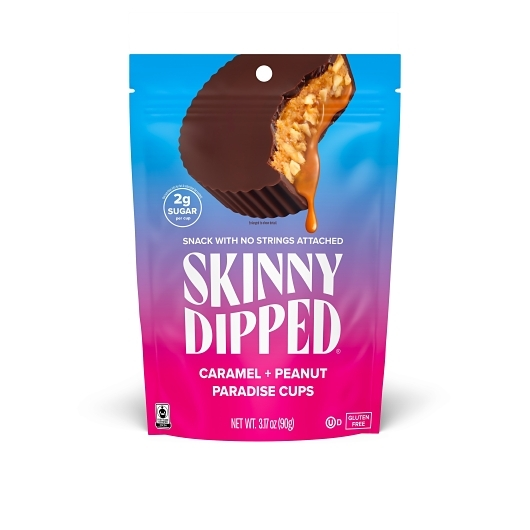 Skinny Dipped Dark Chocolate Caramel Peanut Paradise Cups - 10 / 3.17 oz ea