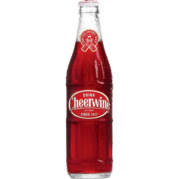 Cheerwine Glass Bottles - 24 / 12 oz btl