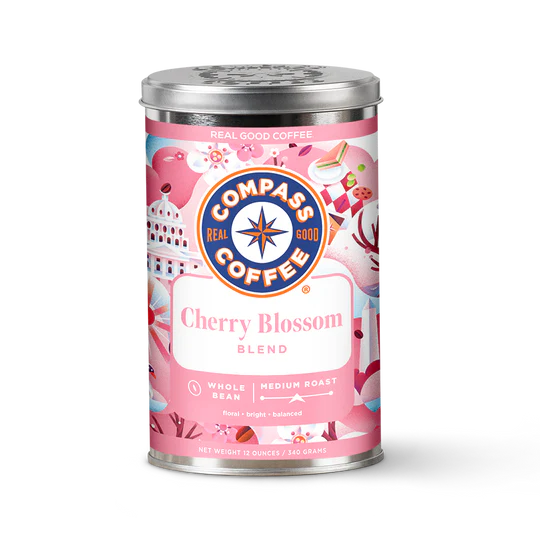 Café Compass Cherry Blossom - Lata de 1/6/12 oz