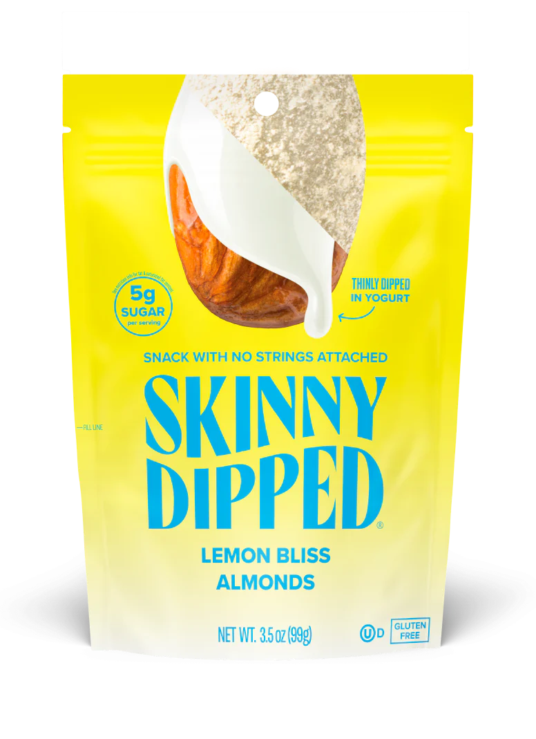 Almendras Skinny Dipped Almendras de yogur Lemon Bliss - 1/10/3.5 oz c/u