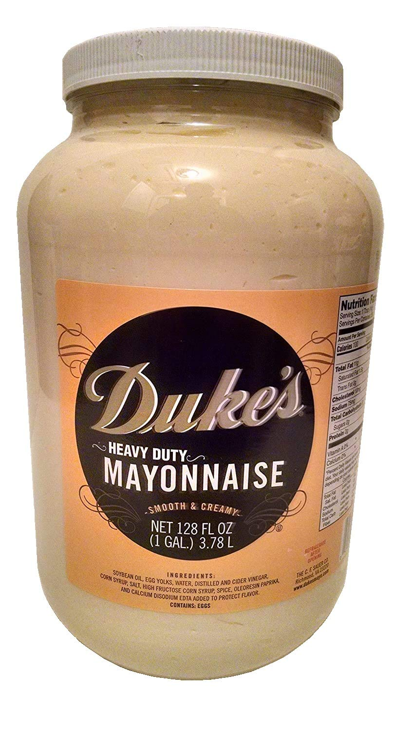 Mayonesa Duke's Heavy Duty a granel - Frasco de 1/4/1 galón