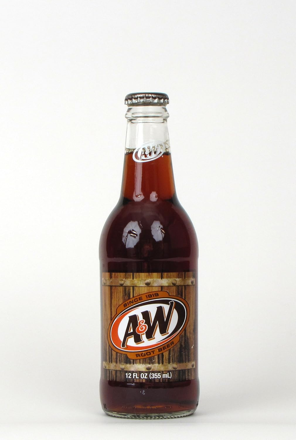 A&W Root Beer Glass bottle - 24 / 12 oz btl