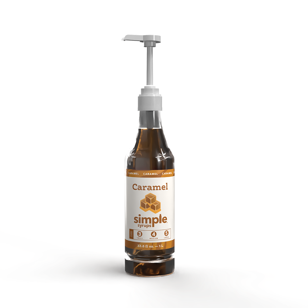 Compass Coffee Simple Syrups - Caramel - 6 / 1 L btl