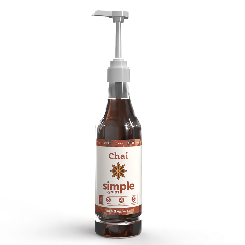 Compass Coffee Simple Syrups - Chai - 6 / 1 L btl