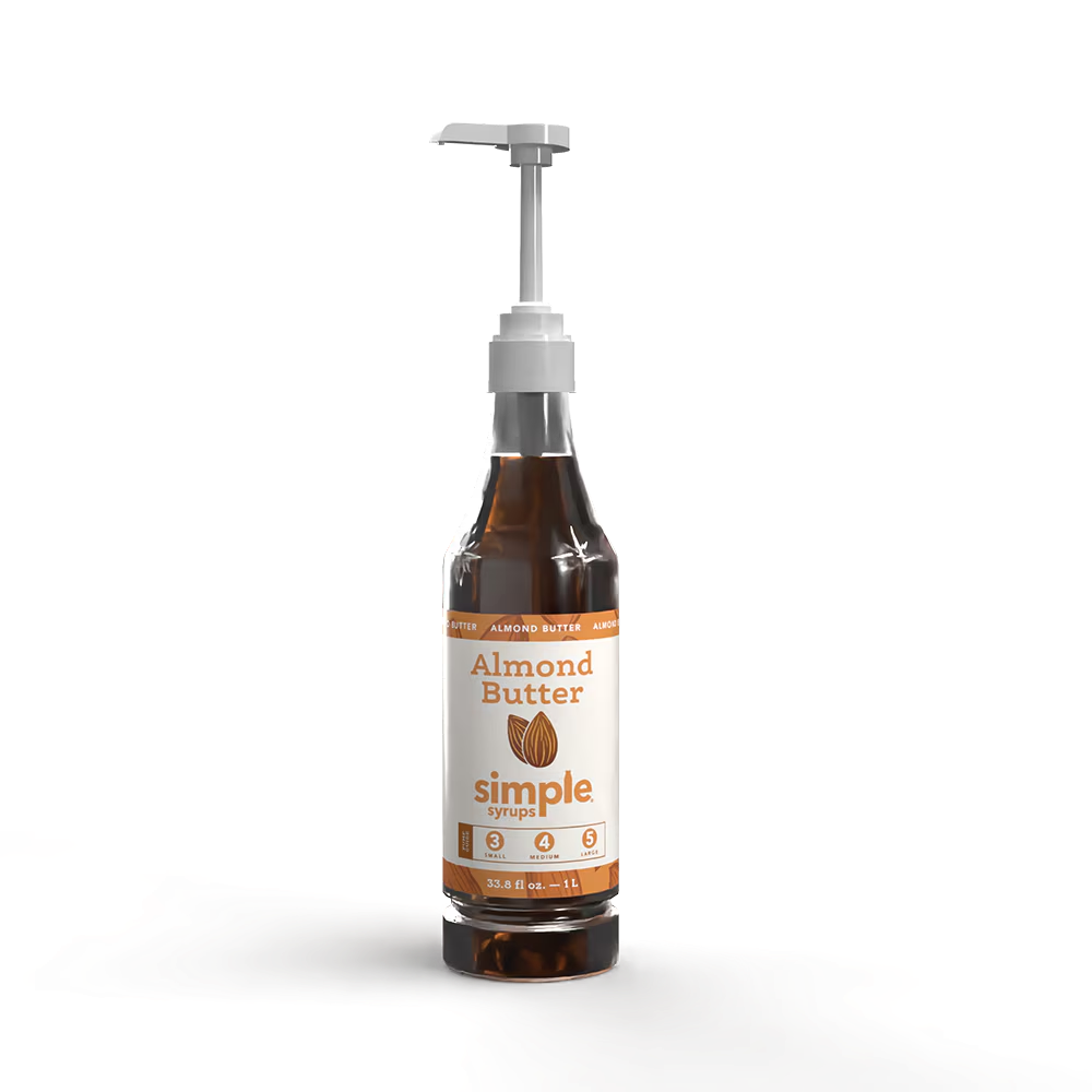 Compass Coffee Simple Syrups - Almond Butter - 6 / 1 L btl