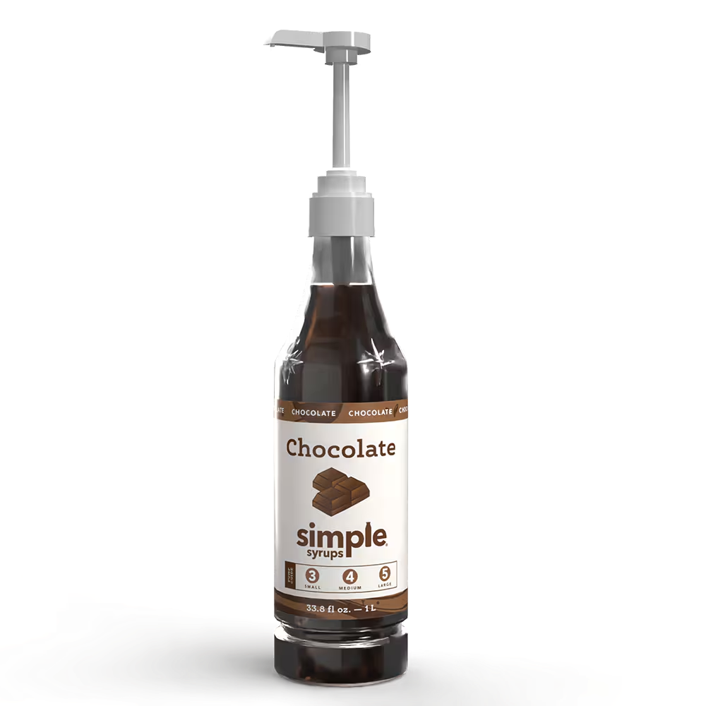 Compass Coffee Simple Syrups - Chocolate - 6 / 1 L btl