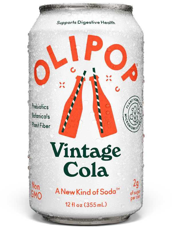 OLIPOP Vintage Cola - 6 / 48 oz can