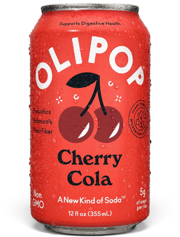 OLIPOP Cherry Cola - 6 / 48 oz can