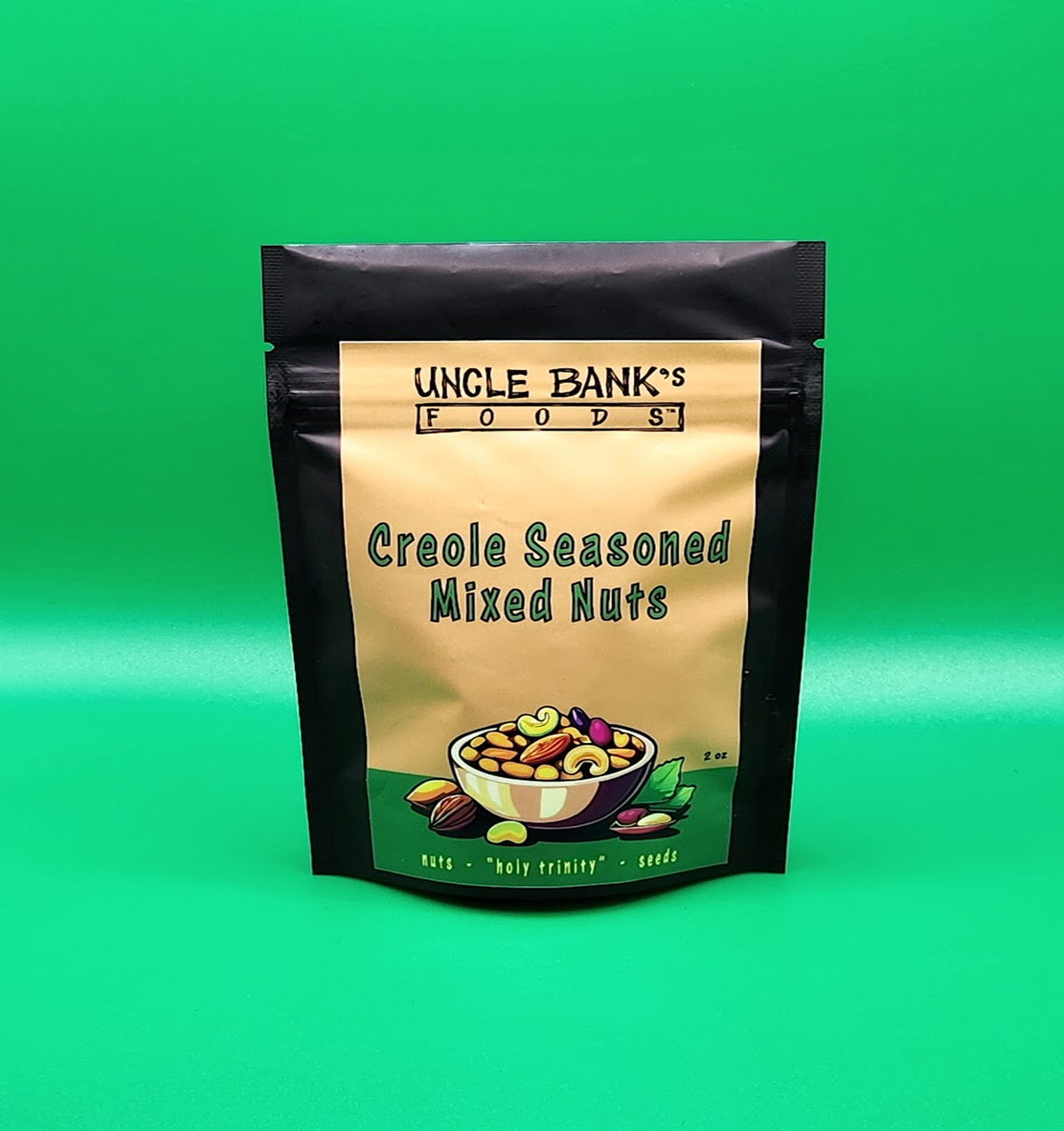 Uncle Bank's Foods Creole Seasoned Mixed Nuts 12 / 4 oz pouch