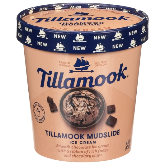 Tillamook Mudslide Ice Cream 8 / 16 oz pint