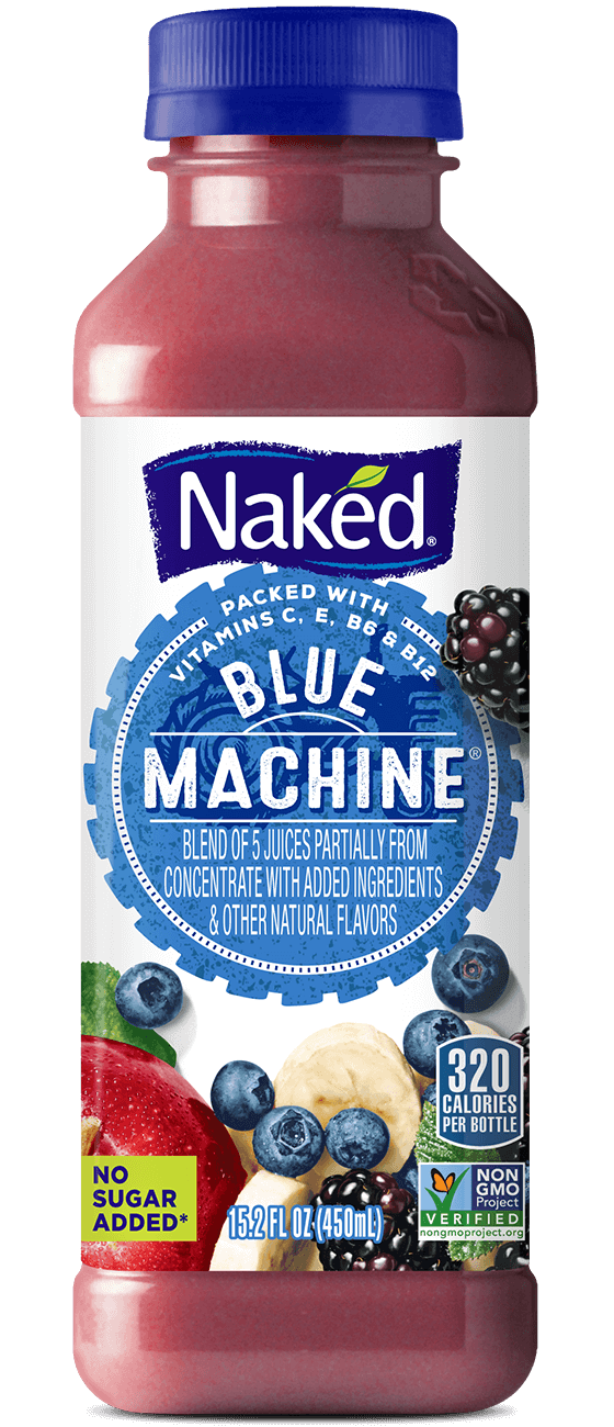 Máquina de jugo Naked Juice Blue - 8 botellas de 15.2 oz