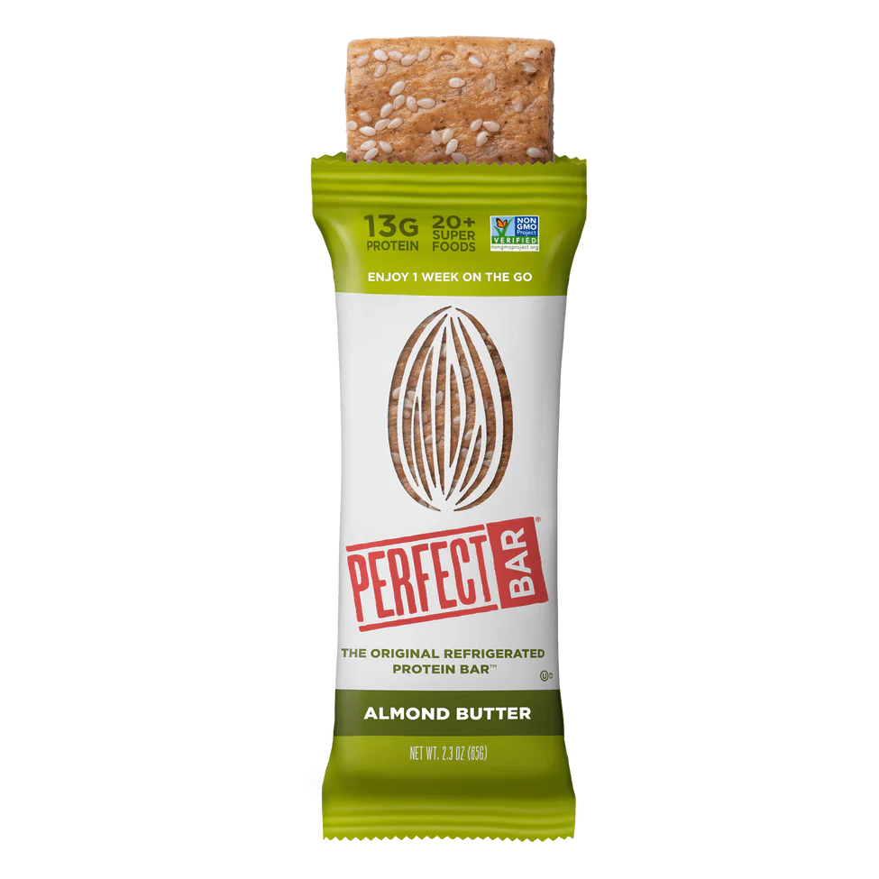 Barra de mantequilla de almendras Perfect Bar - 8 barras de 2.3 oz