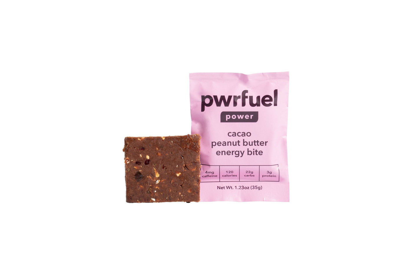 PWRFuel Pwrfuel Cacao Peanut Butter Energy Bite - 12 / 35 grm bar