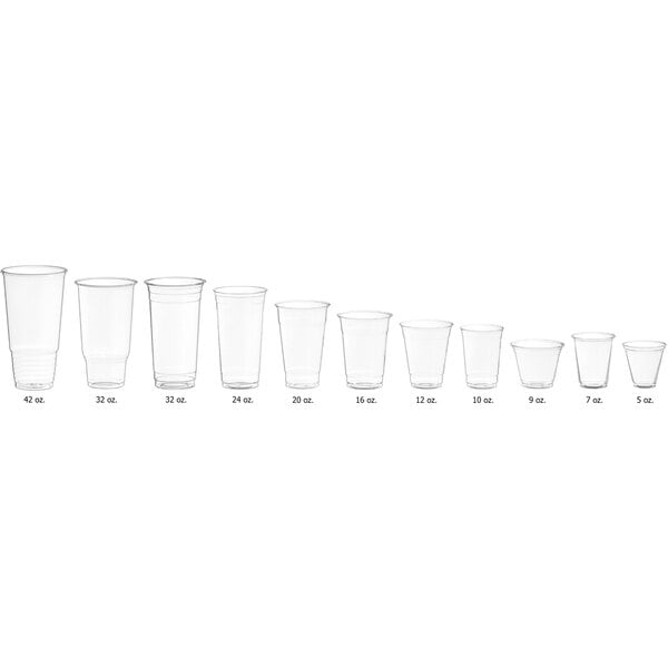 Choice Clear Plastic Cold Cup 12 oz. - 1 / 1000 ct ea