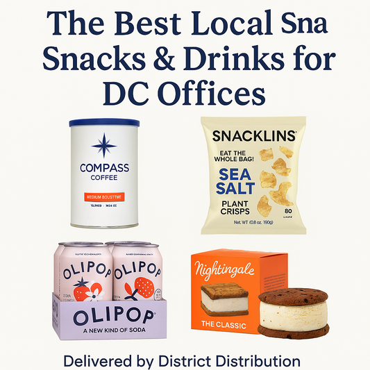 The Best Local Snacks and Drinks for DC Offices (And How to Get Them Delivered Weekly)
