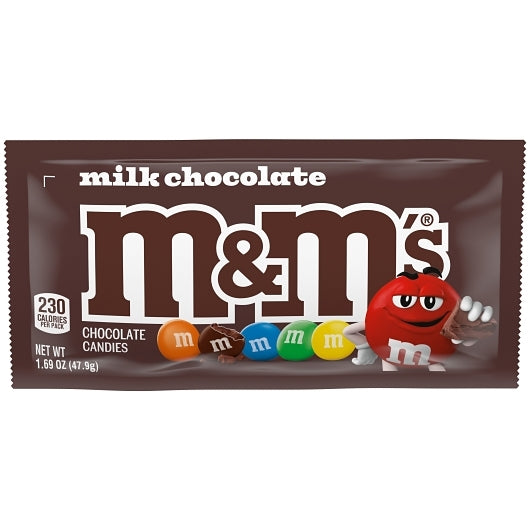 M&M's Milk Chocolate Single 36 / 1.69 oz box