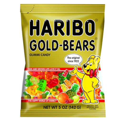 Haribo Gold-Bears Gummi Candy 12 / 5 oz bag