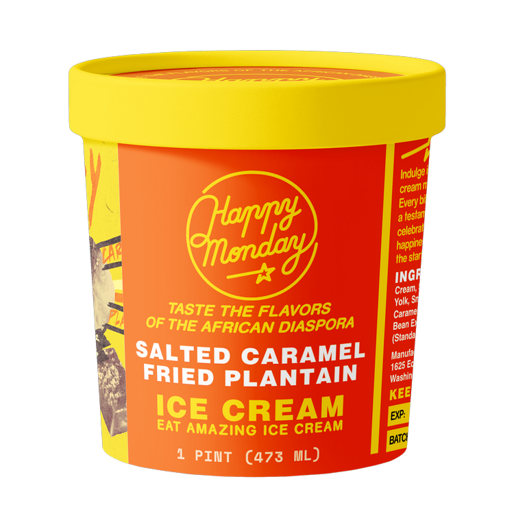 Plan frito de caramelo salado Feliz Lunes - 1/6/16 oz pinta