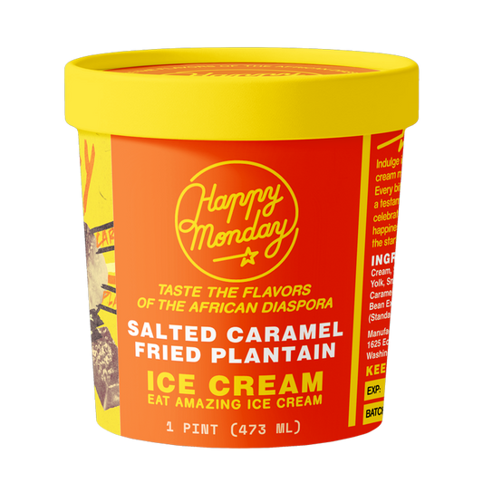 Plan frito de caramelo salado Feliz Lunes - 1/6/16 oz pinta