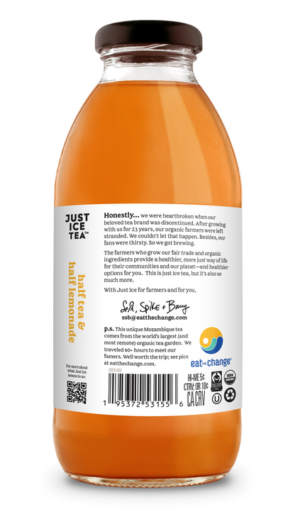 Just Ice Tea Half Tea and Half Lemonade - 12 / 16 oz btl