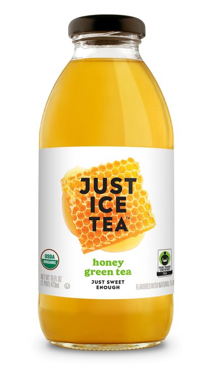 Just Ice Tea Honey Green Tea - 12 / 16 oz btl