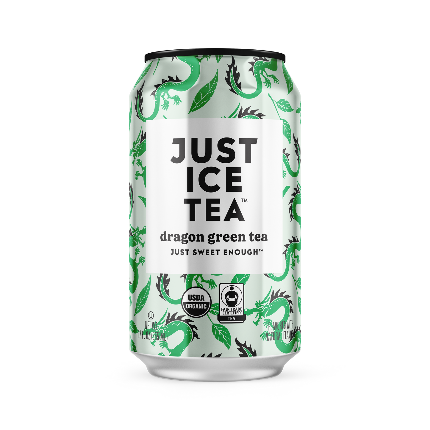 Just Ice Tea Dragon Green Tea - 12 / 12 oz can