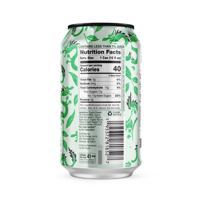 Just Ice Tea Dragon Green Tea - 12 / 12 oz can
