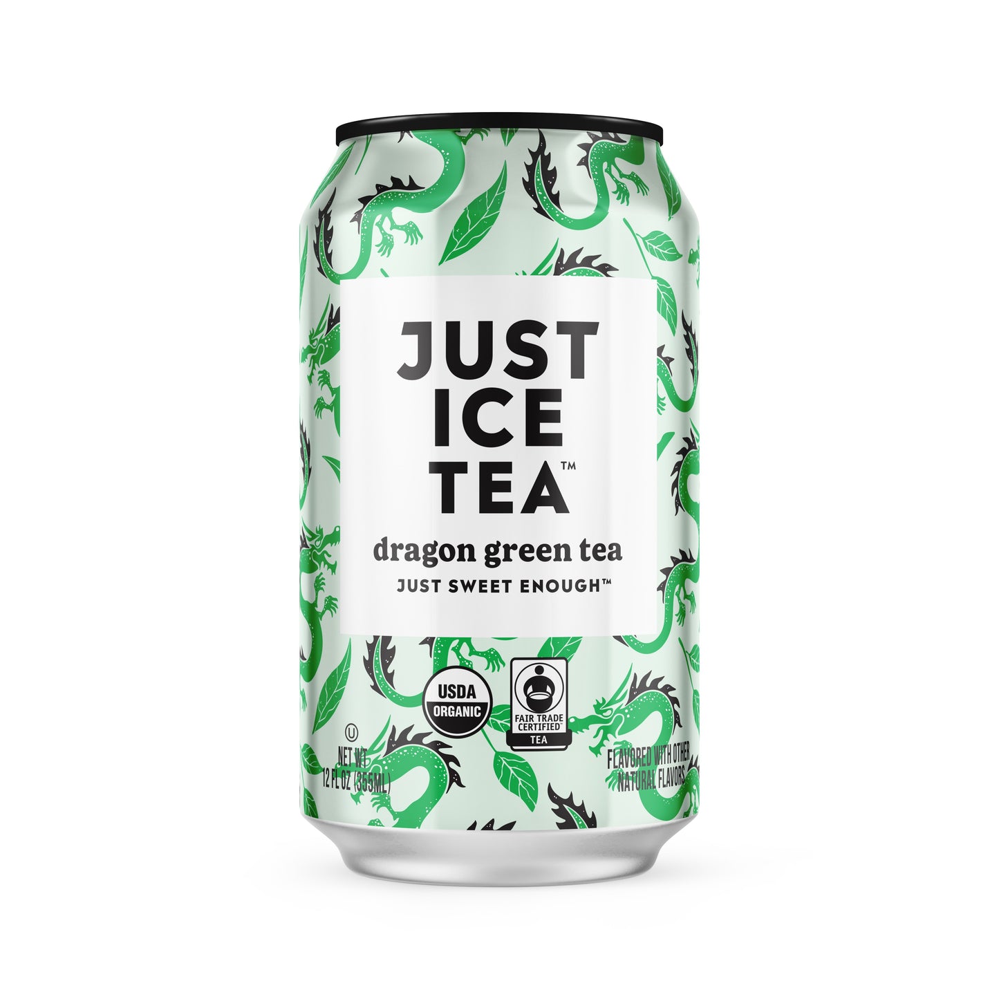 Just Ice Tea Dragon Green Tea - 12 / 12 oz can