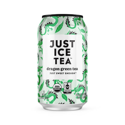 Just Ice Tea Dragon Green Tea - 12 / 12 oz can