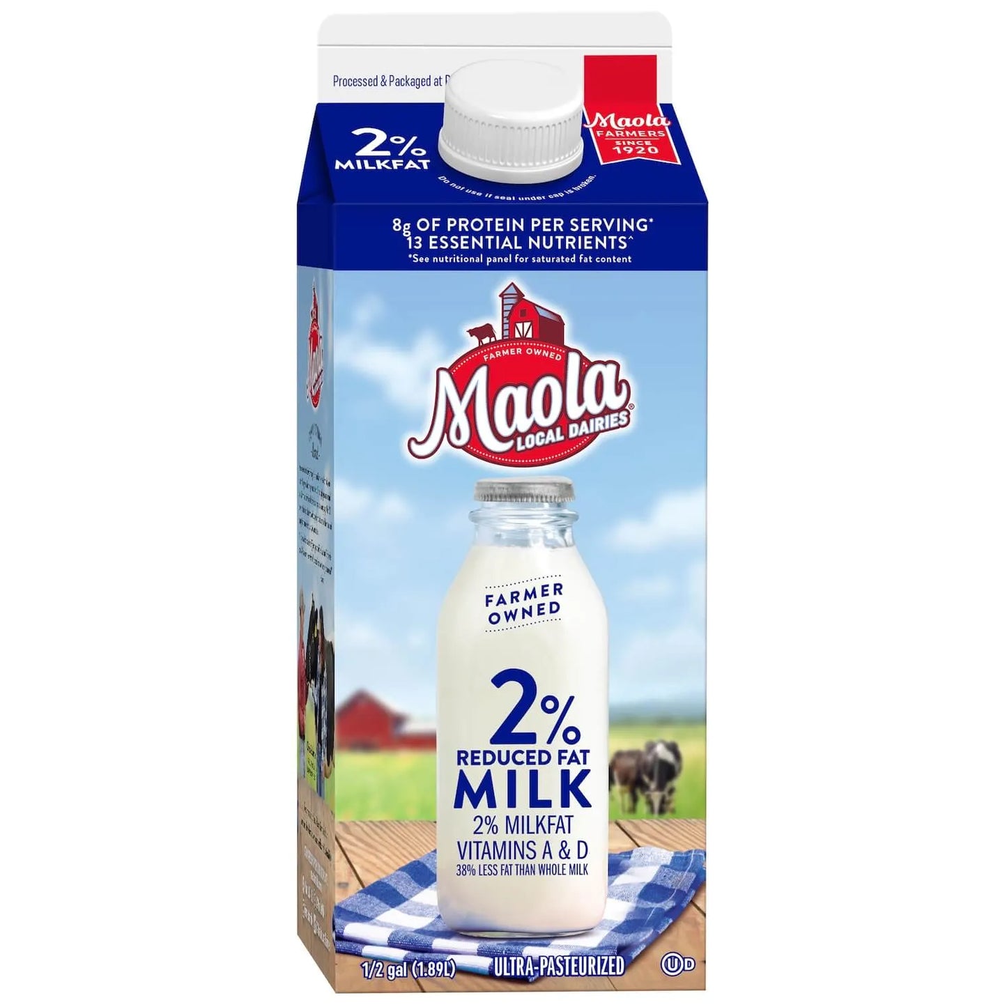 Maola Milk - Non Fat - 12 / 32 oz btl