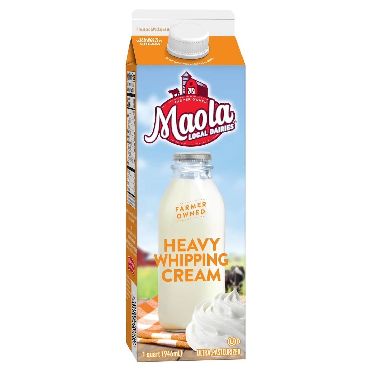 Maola Milk - Heavy Whipping Cream - 1 / 32 oz btl