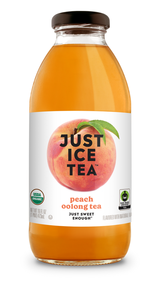 Just Ice Tea Peach Oolong Tea - 12 / 16 oz btl