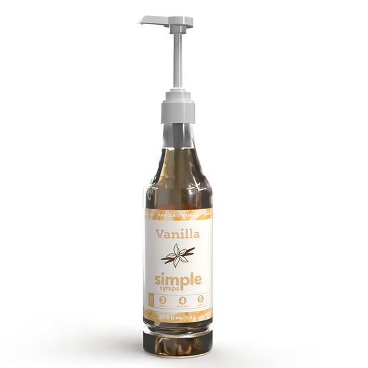 Compass Coffee Simple Syrups - Vanilla - 6 / 1 L btl