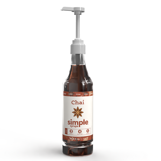Compass Coffee Simple Syrups - Chai - 6 / 1 L btl